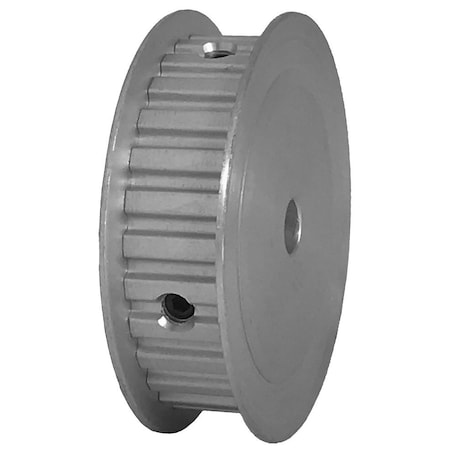 B&B Manufacturing 28XL037-3FA3, Timing Pulley, Aluminum, Clear Anodized,  28XL037-3FA3